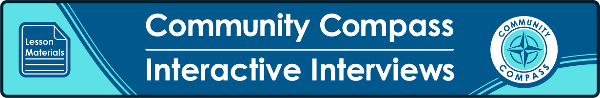 Community Compass Interactive Interview Lesson Materials Logo